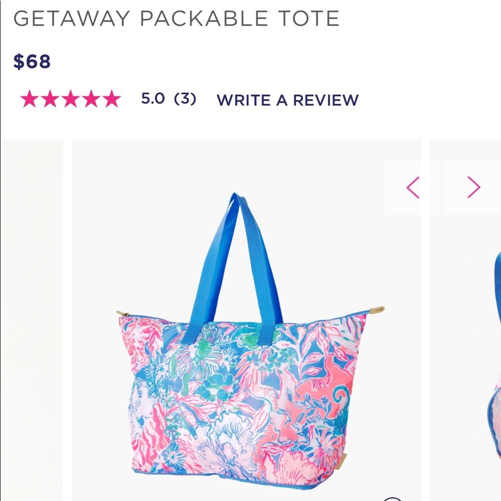 Lilly Pulitzer Packable Tote